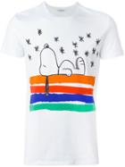 Iceberg Snoopy T-shirt, Men's, Size: S, White, Cotton/spandex/elastane