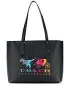 Coach Rexy And Carriage Tote - Black