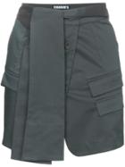 Charm's Knot Waist Jacket Skirt - Grey