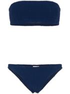 Hunza G Gabrielle Nile Bandeau Bikini - Blue