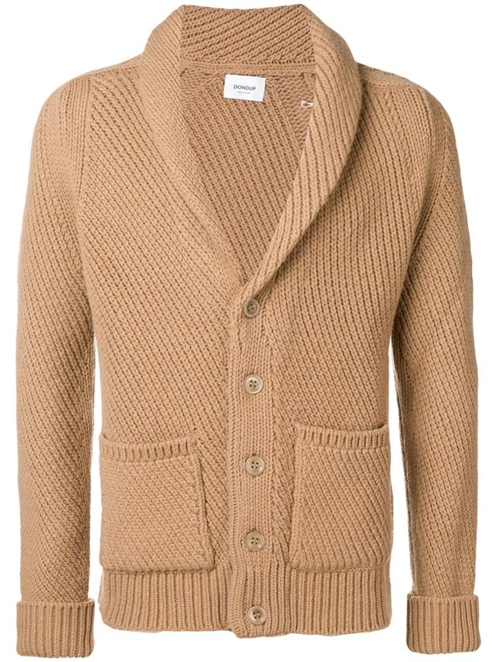 Dondup Chunky Knit Cardigan - Brown