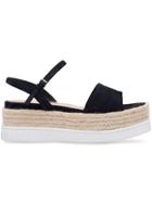 Miu Miu Platform Espadrilles - Black