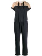 Brunello Cucinelli Hooded Track Jumpsuit - Black