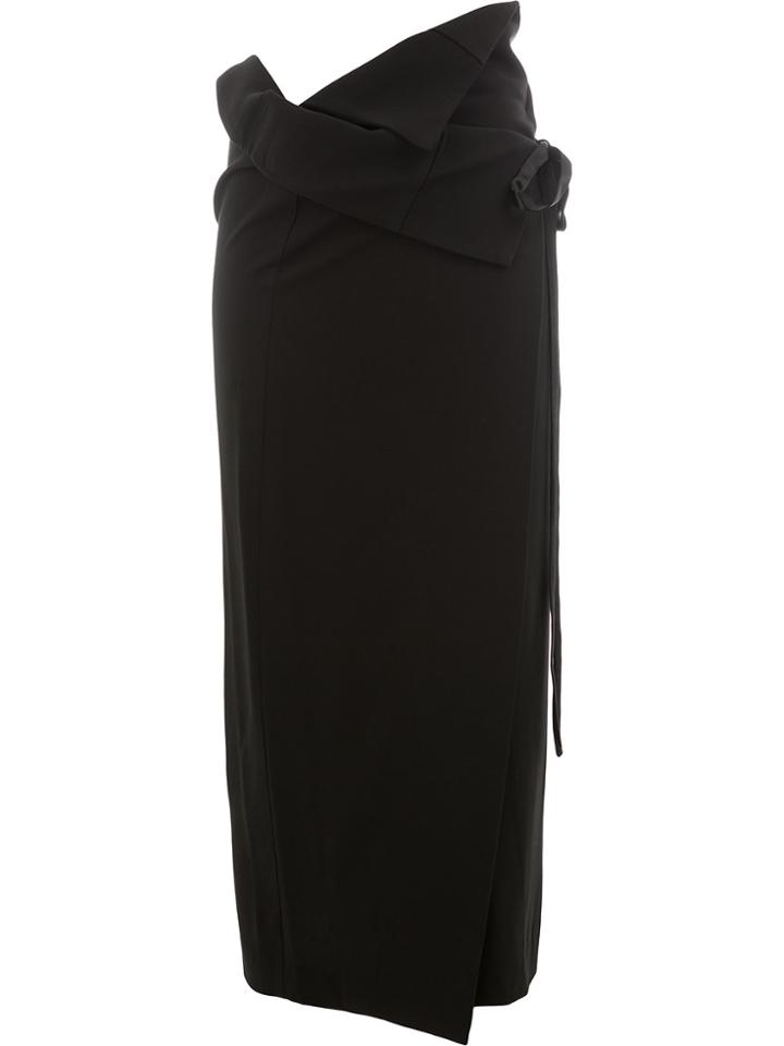 Ann Demeulemeester Pencil Skirt - Black