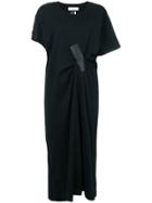 Facetasm Tape Detail T-shirt Dress - Black