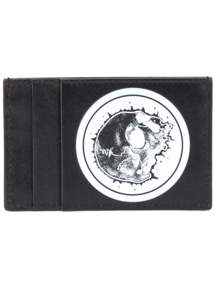 Alexander Mcqueen Printed Cardholder - Black