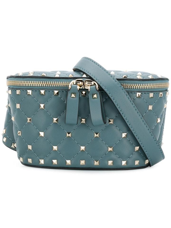 Valentino Valentino - Woman - Spike Belt Bag - Blue