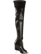 Givenchy Laced Thigh High Boots