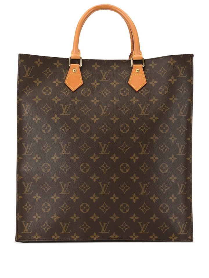 Louis Vuitton Pre-owned Logo Print Tote - Brown