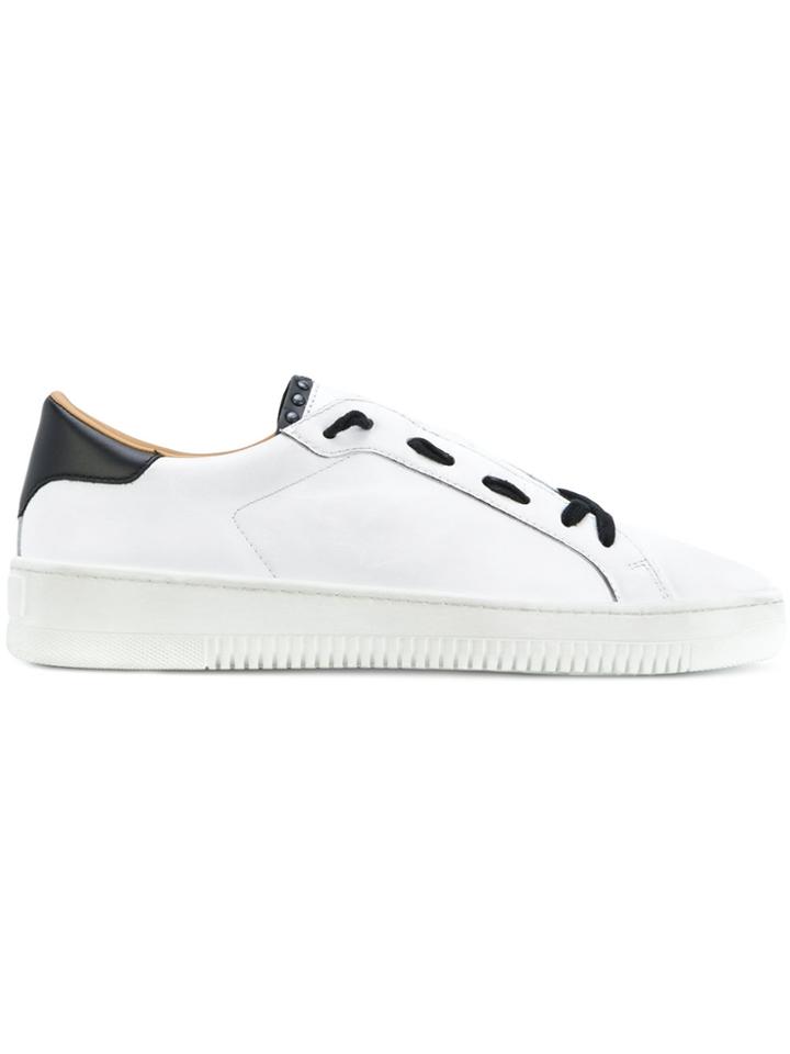 Eleventy Slip On Sneakers - White