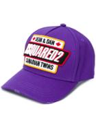 Dsquared2 Logo Patch Cap - Purple