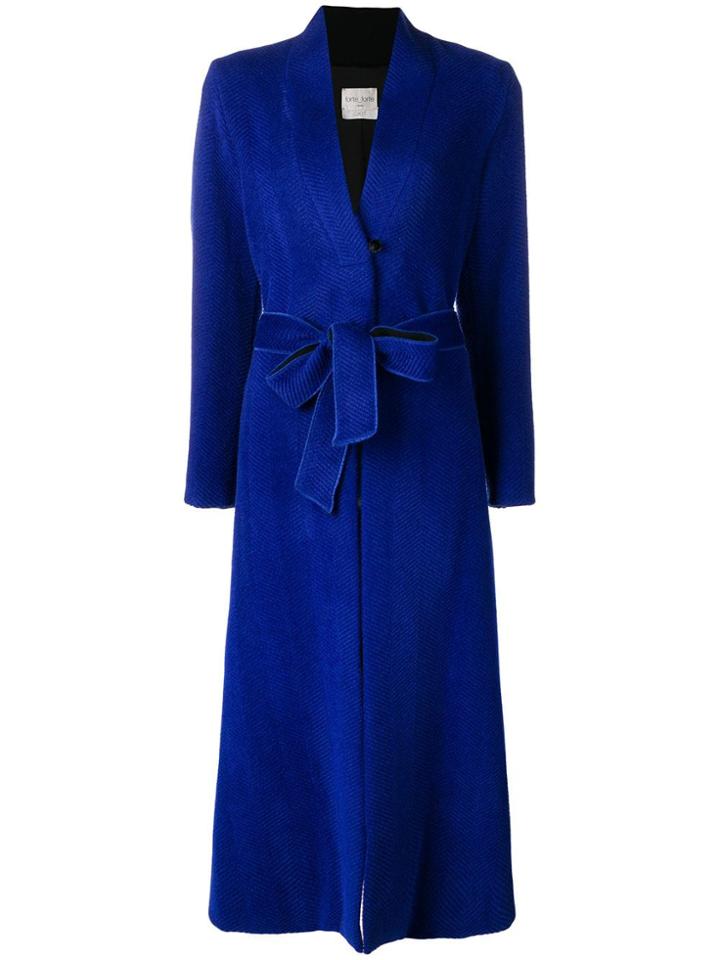 Forte Forte Long Loose Coat - Blue