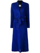 Forte Forte Long Loose Coat - Blue