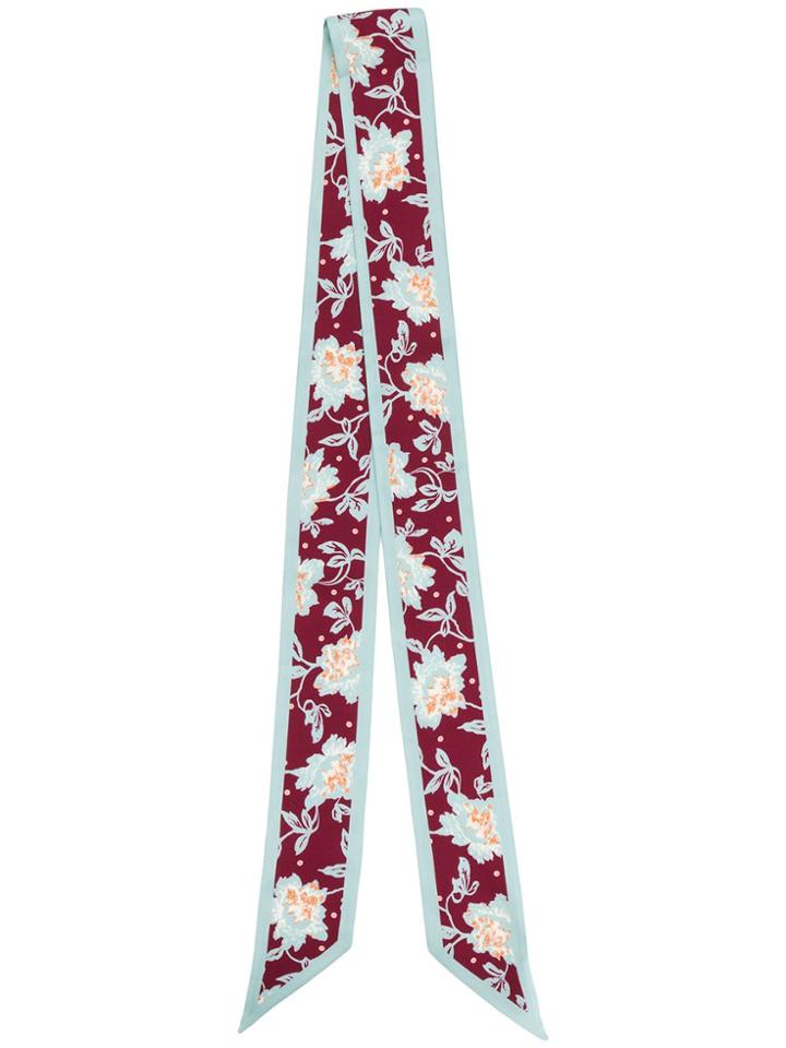 Chloé Floral Pattern Scarf - Blue