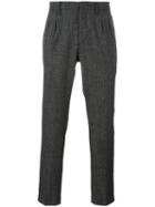 Pence 'giulio' Trousers, Men's, Size: 54, Black, Silk/spandex/elastane/virgin Wool