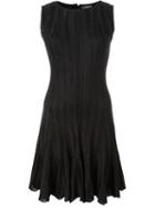Alexander Mcqueen - Knit Dress - Women - Polyester/viscose/metallic Fibre - Xs, Black, Polyester/viscose/metallic Fibre