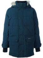 Canada Goose 'emroy' Padded Coat, Men's, Size: Large, Blue, Cotton/feather Down/nylon/coyote Fur