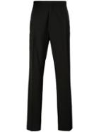 Lanvin - Wide-leg Trousers - Men - Cotton/spandex/elastane/acetate/virgin Wool - 48, Black, Cotton/spandex/elastane/acetate/virgin Wool