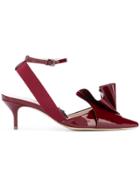 Delpozo Structured Ruffle Pumps