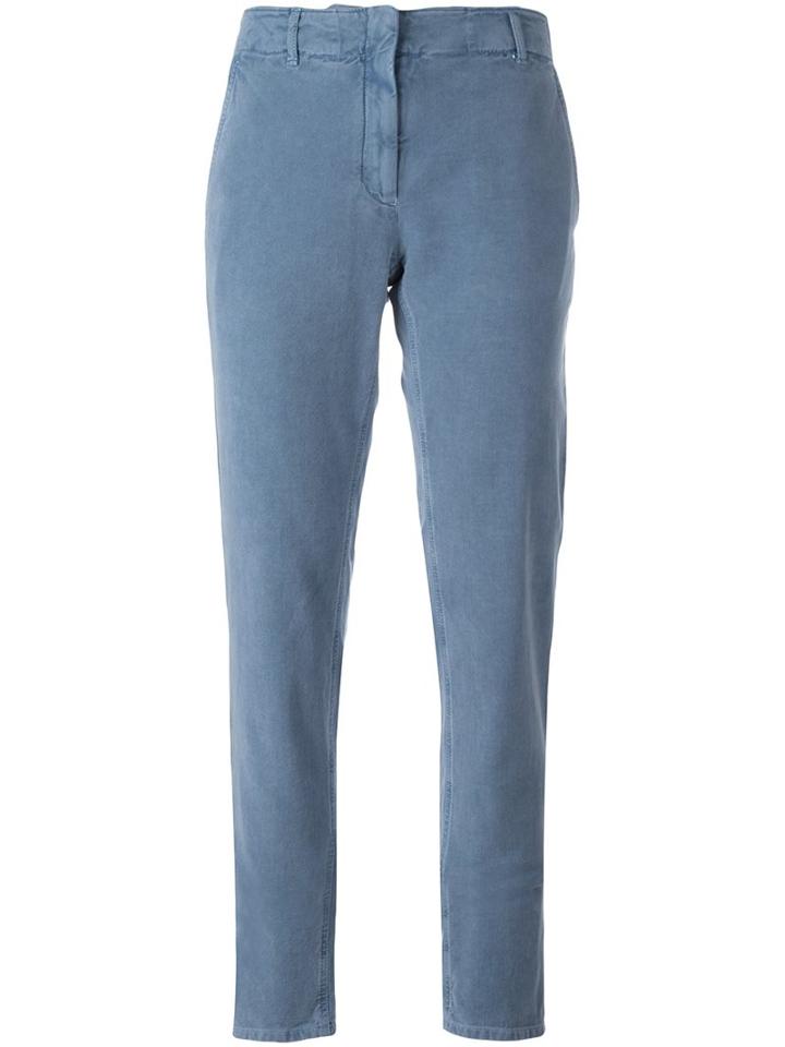 Incotex Classic Skinny Trousers, Women's, Size: 26, Blue, Cotton/spandex/elastane