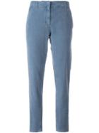 Incotex Classic Skinny Trousers, Women's, Size: 26, Blue, Cotton/spandex/elastane