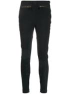 Hermès Pre-owned 1990's Geometric Panelled Leggings - Black