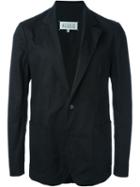 Maison Margiela Deconstructed Blazer, Men's, Size: 48, Black, Cotton/linen/flax