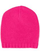 Lamberto Losani Cable Knit Beanie - Pink