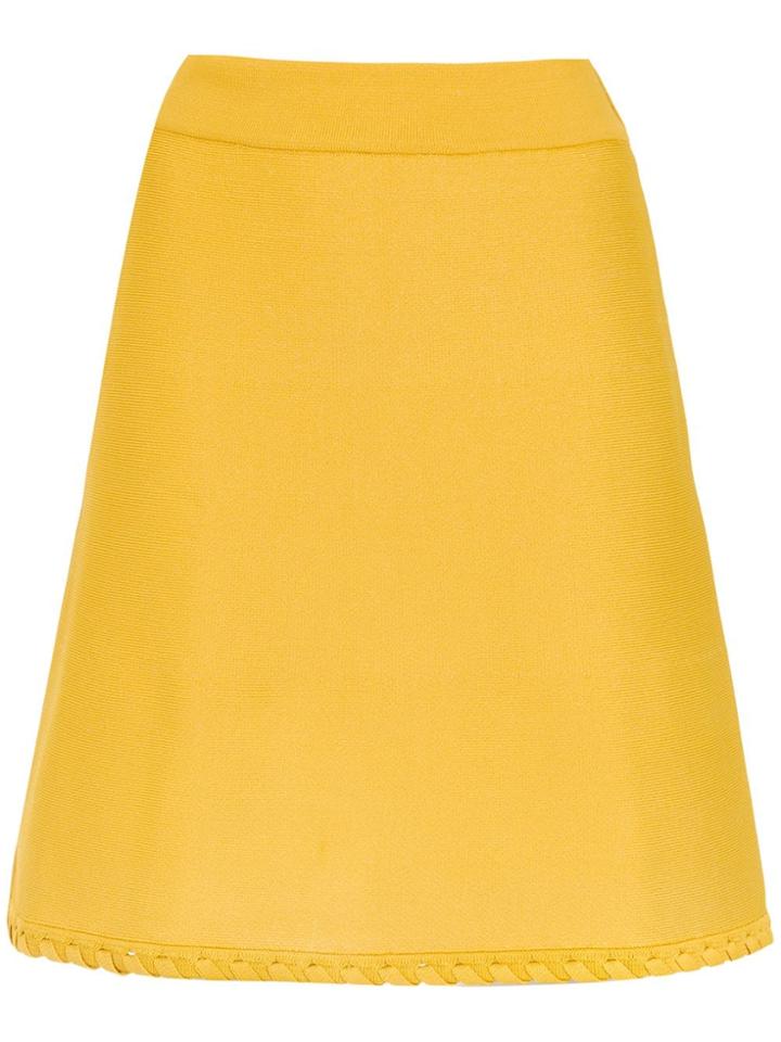 Egrey A-line Skirt - Yellow