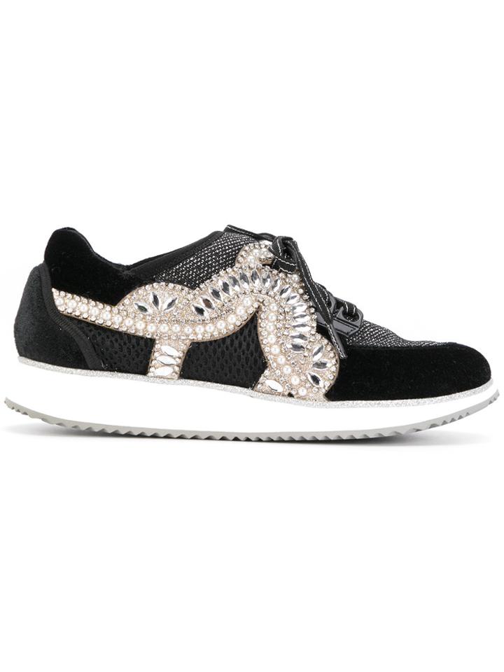 Sophia Webster Sneakers With Embellishment - Black