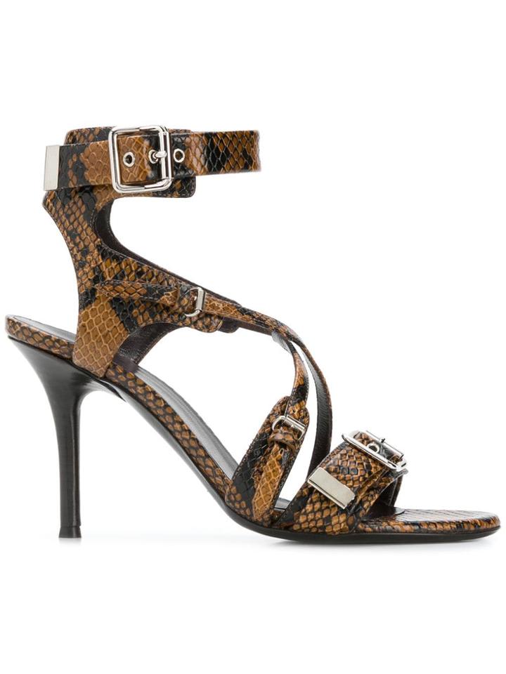 See By Chloé Buckle Open-toe Sandals - Brown