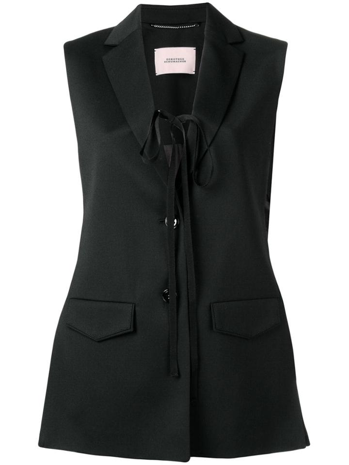 Dorothee Schumacher Cool Ambition Gilet - Black
