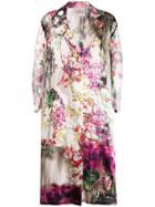 Stefano Mortari Single Breasted Coat - Pink