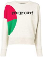 Isabel Marant Étoile Logo Knit Sweater - Neutrals