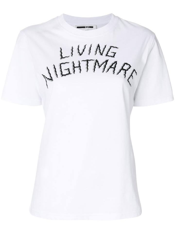 Mcq Alexander Mcqueen Living Nightmare T-shirt - White