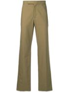 Holland & Holland Striped Straight-leg Trousers - Green