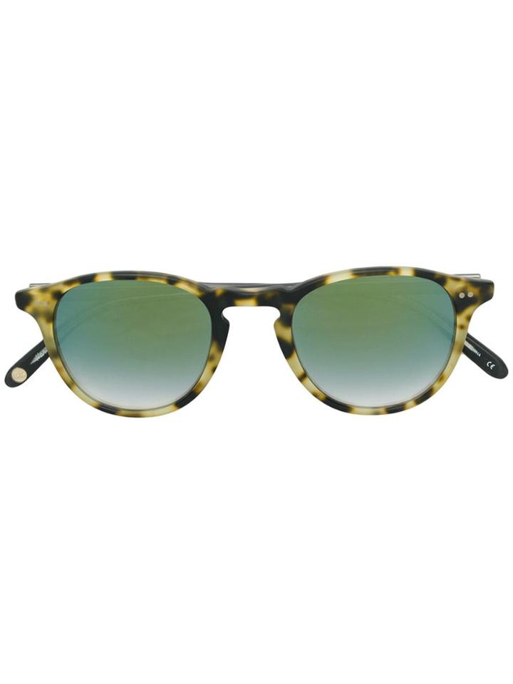 Garrett Leight Printed Frame Sunglasses - Black