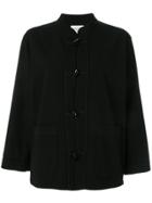 Forte Forte Structured Mandarin Collar Jacket - Black