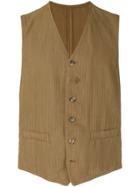 Lardini Classic Button Waistcoat - Brown