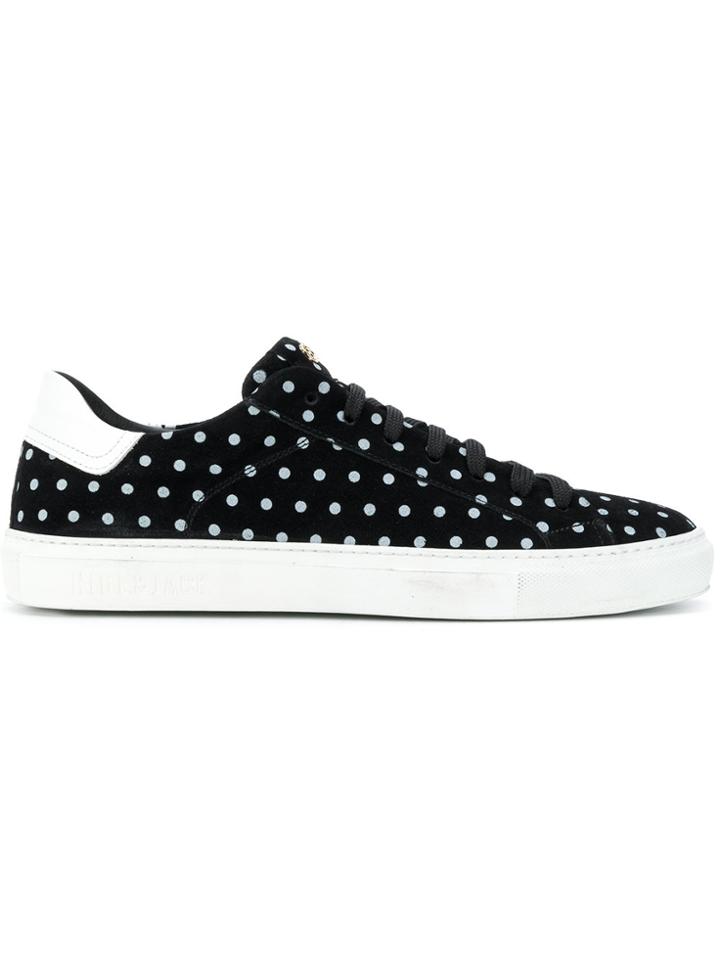 Hide & Jack Polka Dot Sneakers - Black