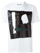 Mcq Alexander Mcqueen Abstract Print T-shirt, Men's, Size: Xl, White, Cotton