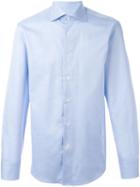 Canali Classic Shirt, Men's, Size: 41, Blue, Cotton
