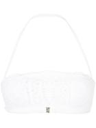Ermanno Scervino - Lace Bandeau Bikini Top - Women - Polyamide/spandex/elastane - I, White, Polyamide/spandex/elastane