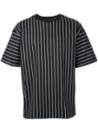 3.1 Phillip Lim Striped T-shirt, Men's, Size: Xl, Black, Cotton