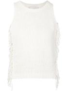 3.1 Phillip Lim Fringed Knit Top