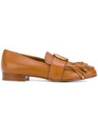 Chloé Olly Fringed Loafers - Brown