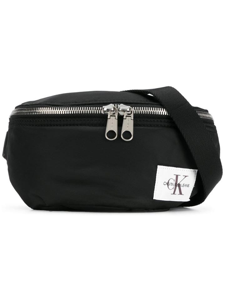 Calvin Klein Jeans Logo Patch Belt Bag - Black