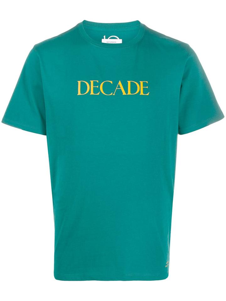 Saturdays Nyc Decade Print T-shirt - Green
