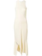 Victoria Beckham Asymmetric Fitted Dress - Nude & Neutrals