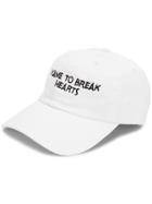 Nasaseasons Embroidered Quote Baseball Cap - White